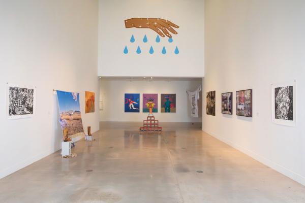 installation view of Somos Recuerdos