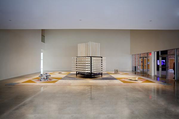 work by Ry Rocklen, Visual Arts Center, UT Austin