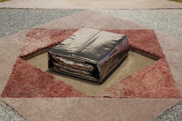 work by Ry Rocklen, Visual Arts Center, UT Austin