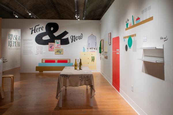 installation view of 2024 Design MFA Thesis Exhibition