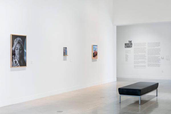 installation view of The Modern Cowboy