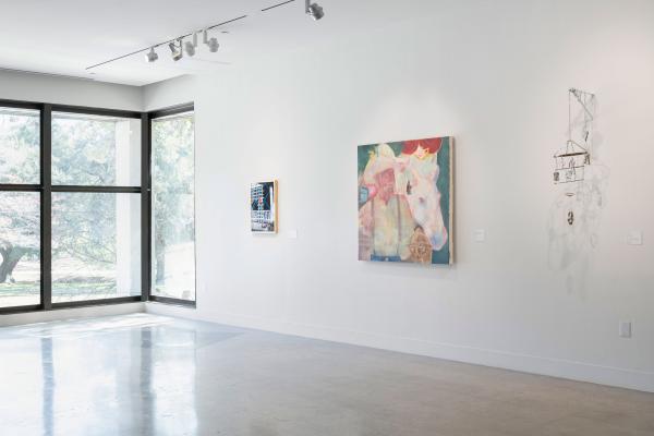 installation view of The Modern Cowboy