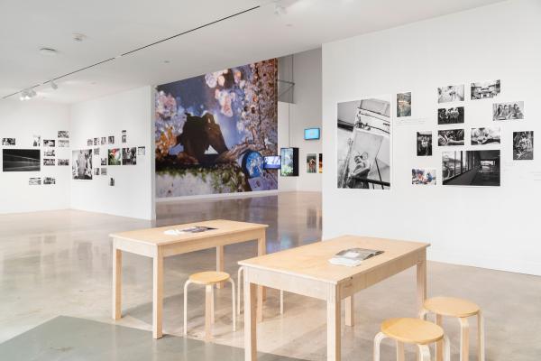 installation view of Una Luz: Photography Under Confinement in Venezuela