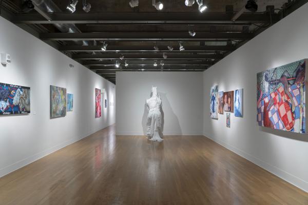 student work in the 2025 Senior Art Exhibition