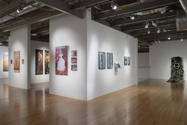 student work in the 2025 Senior Art Exhibition