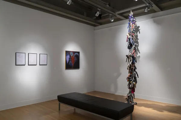 student work in the 2025 Senior Art Exhibition